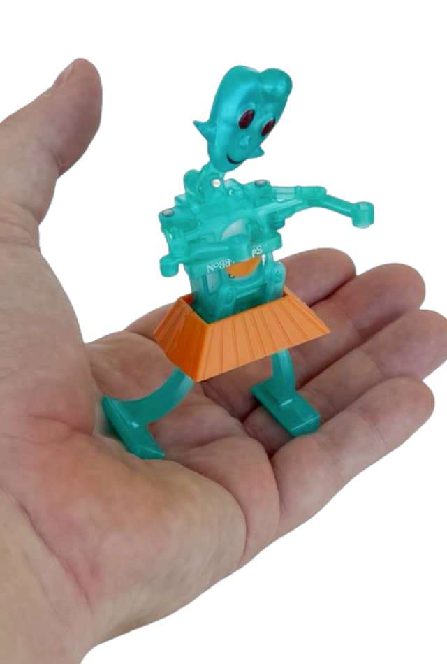 Molly Robot Noggin Bop Clear Blue