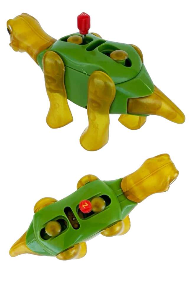 Brontosaurus Windup Walker Dinosaur Green