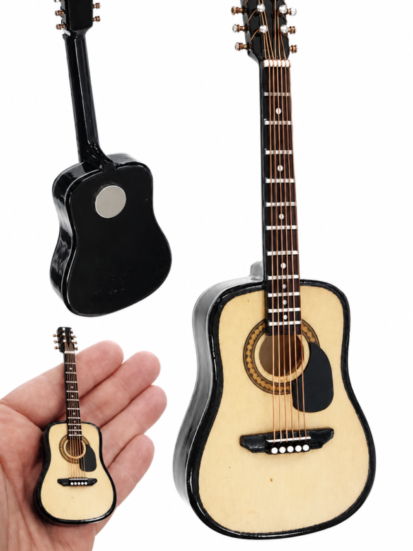 Classical Acoustic Wooden Guitar Magnet