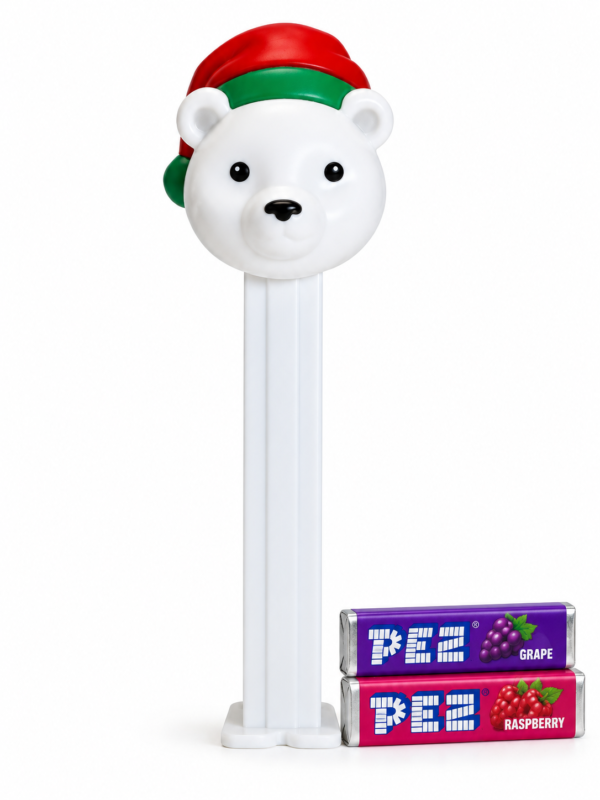 Christmas Polar Bear PEZ Candy Dispenser
