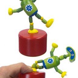 Goddard Green Robot Thumb Puppet
