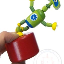 Goddard Green Robot Thumb Puppet