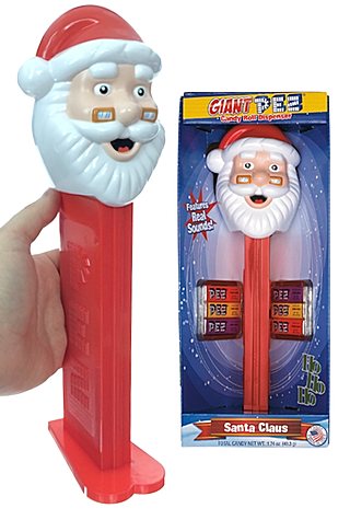 Santa Claus Giant PEZ Candy Musical Toy