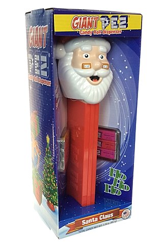 Santa Claus Giant Pez Candy Musical Toy