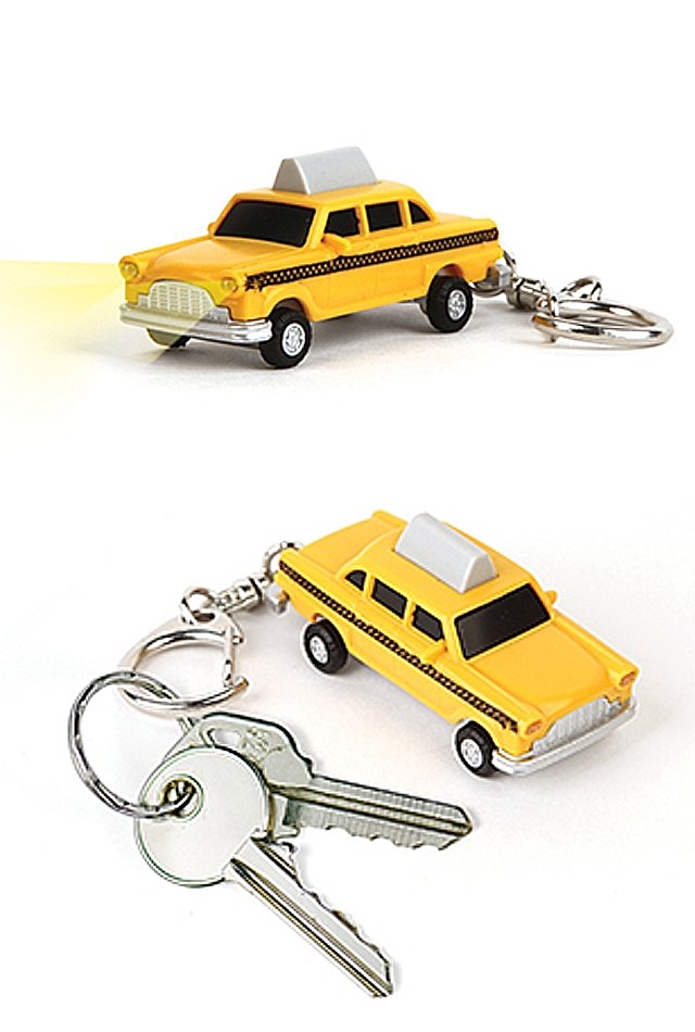 Taxi Led Keyring Lights And Honking