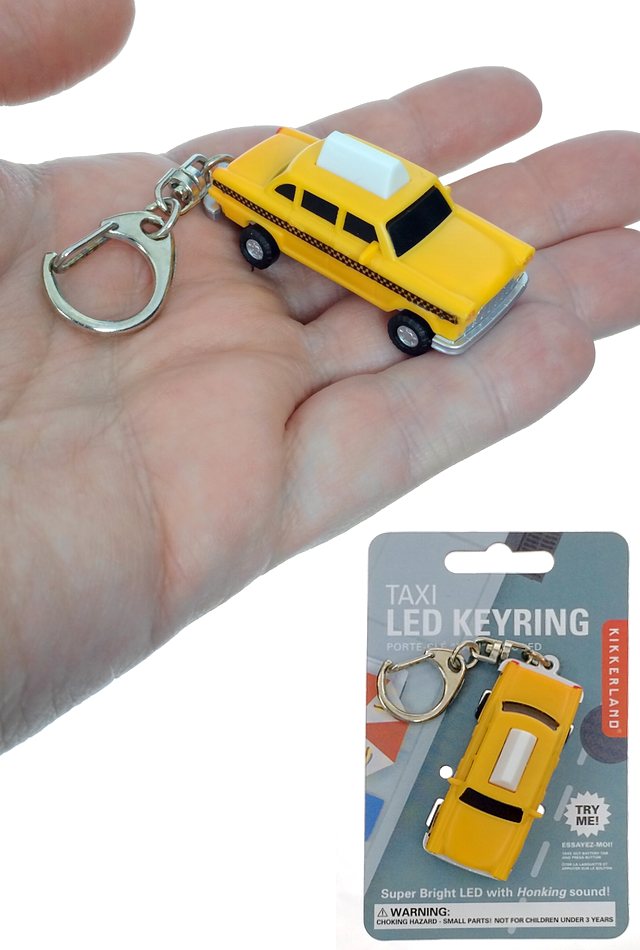 Taxi Led Keyring Lights And Honking