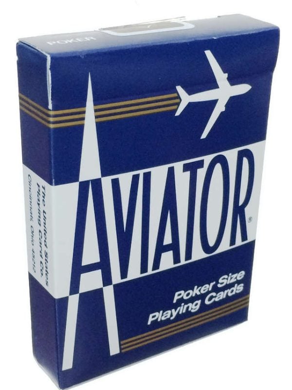 Aviator Playing Cards Blue Poker Size 1929
