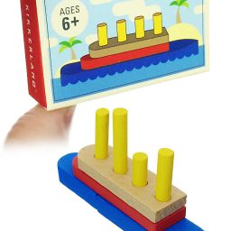 Mini Ship Puzzle Building Blocks Wooden