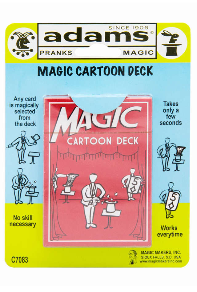 Magic Cartoon Cards Animated Flip Adams