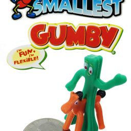 Gumby And Pokey Worlds Smallest Bendable (Open Package Used For Photography)