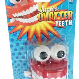 Jumbo Chattering Teeth Wind Up Large Eyes