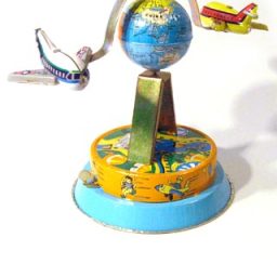 Planes Around the World Retro Tin Toy