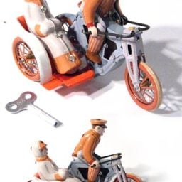 Old Fashioned Sidecar Motorcycle