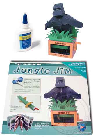 Jungle Jim Paper Wind up Kit (Glue Not Included)