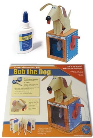 Bob the Dog Paper Wind up Kit (Glue Not Included)