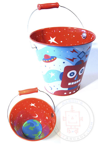 Rocket Robot Pail