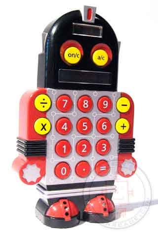 Robot Calculator (Open Package - Photography)