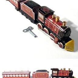 Tin Toy Train Classic Windup Pullman