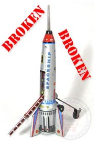 Rocket Racer Sci Fi Tin Toy Classic
