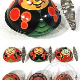 Ladybug Wacky Windup Happy Tin Toy (Includes One)
