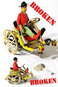 Pirate Dagger Trick Knife Tin Toy