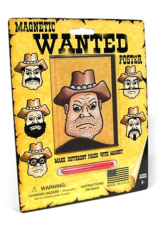 Western Wanted Poster Many Faces