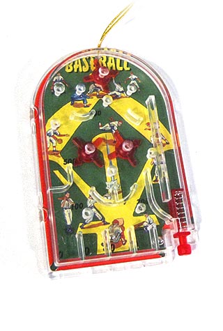 images Baseball Pinball Ornament
