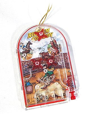 images Ride Em Cowboy Pinball Ornament