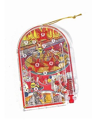 images Circus Pinball Christmas Ornament