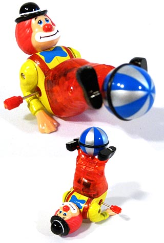 images Charley the Spinning Clown Wind Up