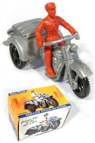 Motorcycle and Rider Vintage Plastic