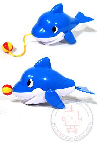 images Large Dolphin Water Windup Pull String