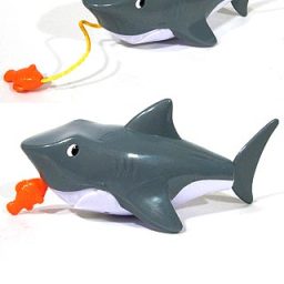 Large Shark Water Windup Pull String