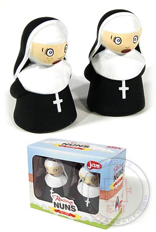 Racing Nuns Wind Up Sisters Set