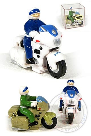 Police Speedy Motorcycle Pull Back (Includes One)