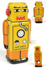 Mini Lilliput Robot Tiny Tin Toy