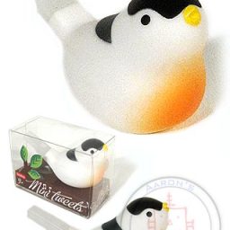 Mini Tweet Whistle White Bird Classic