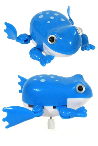 Floyd the Frog Blue Swimming Wind Up