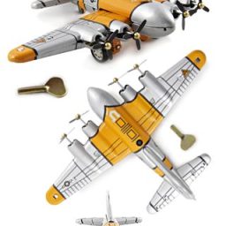 Flying Fortress B17 Airplane Wind Up