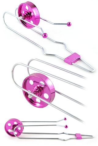 Magnetic Mini Gyro Wheel Shiny Pink