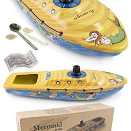 Mermaid Magic Steamboat Tin Toy Big