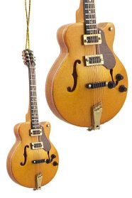 Black Electric Guitar Ornament