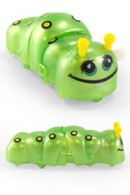 Carley Caterpillar Wind Up Wiggle Walks (Colors Vary)