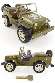 Jeep Tin Toy Wind Up Willys 1941