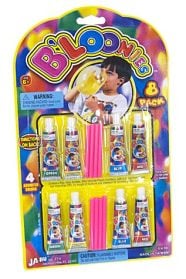 Bloonies Blow Plastic Bubbles 8 Pack