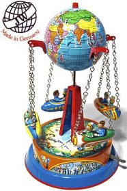 Musical Ferris Wheel Tin Toy Victorian Windup
