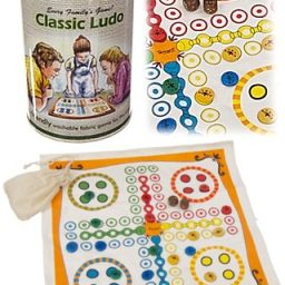 Ludo Classic Game Fabric In Tin