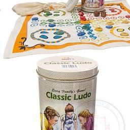Ludo Classic Game Fabric In Tin