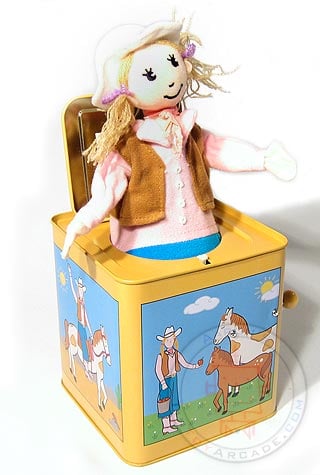 Betsy the Cowgirl  Jack in a Box