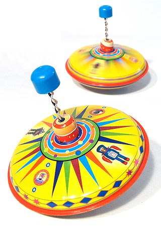 Robot Space Spinning Top